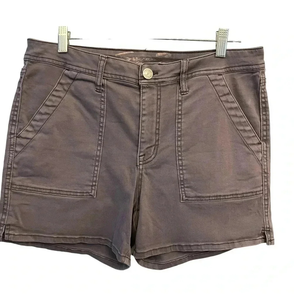 Seven Gray Utility Shorts